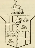 An illustration from A genealogical and heraldic history of the commoners of Great Britain and Ireland, enjoying territorial possessions or high official rank; but univested with heritable honours (1838)