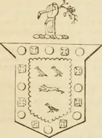 An illustration from A genealogical and heraldic history of the commoners of Great Britain and Ireland, enjoying territorial possessions or high official rank; but univested with heritable honours (1838)