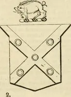 An illustration from A genealogical and heraldic history of the commoners of Great Britain and Ireland, enjoying territorial possessions or high official rank; but univested with heritable honours (1838)