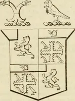 An illustration from A genealogical and heraldic history of the commoners of Great Britain and Ireland, enjoying territorial possessions or high official rank; but univested with heritable honours (1838)