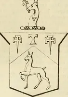 An illustration from A genealogical and heraldic history of the commoners of Great Britain and Ireland, enjoying territorial possessions or high official rank; but univested with heritable honours (1838)