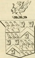 An illustration from A genealogical and heraldic history of the commoners of Great Britain and Ireland, enjoying territorial possessions or high official rank; but univested with heritable honours (1838)