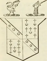 An illustration from A genealogical and heraldic history of the commoners of Great Britain and Ireland, enjoying territorial possessions or high official rank; but univested with heritable honours (1838)