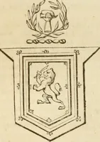 An illustration from A genealogical and heraldic history of the commoners of Great Britain and Ireland, enjoying territorial possessions or high official rank; but univested with heritable honours (1838)