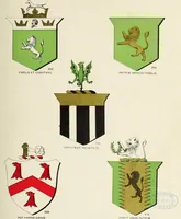 An illustration from A genealogical history of Irish families : with their crests and armorial bearings (1895)