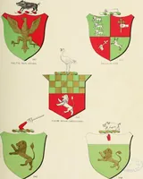 An illustration from A genealogical history of Irish families : with their crests and armorial bearings (1895)