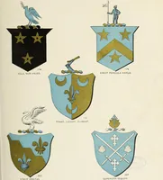 An illustration from A genealogical history of Irish families : with their crests and armorial bearings (1895)