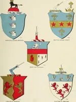 An illustration from A genealogical history of Irish families : with their crests and armorial bearings (1895)