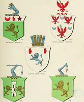An illustration from A genealogical history of Irish families : with their crests and armorial bearings (1895)