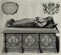 Picture 4 of 25 from A genealogical history of the kings of England, and monarchs of Great Britain, &c. : from the Conquest, anno 1066, to the year 1677 : in seven parts or books containing a discourse of their several lives, marriages, and issues ... with their effigies, seals, tombs ... all engraven in copper plates : furnished with several remarques and annotations (1677), leaf 119