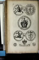 An illustration from A genealogical history of the kings of England, and monarchs of Great Britain, &c. : from the Conquest, anno 1066, to the year 1677 : in seven parts or books containing a discourse of their several lives, marriages, and issues ... with their effigies, seals, tombs ... all engraven in copper plates : furnished with several remarques and annotations (1677)