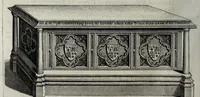 Picture 24 of 25 from A genealogical history of the kings of England, and monarchs of Great Britain, &c. : from the Conquest, anno 1066, to the year 1677 : in seven parts or books containing a discourse of their several lives, marriages, and issues ... with their effigies, seals, tombs ... all engraven in copper plates : furnished with several remarques and annotations (1677), leaf 524