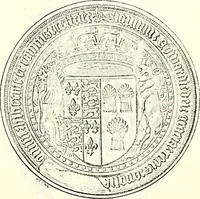 An illustration from The genealogist (1877)