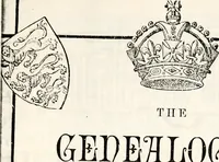 An illustration from The genealogist (1884)