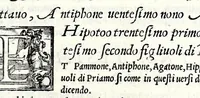 Picture 18 of 56 from Geneologia de gli dei : i quin deci libri di M. Giouanni Boccaccio, sopra la origine et discendenza di tutti gli dei de' gentili, con la spositione & sensi allegorici delle fauole, & con la dichiaratione dell'historie appartenenti à detta materia (1547), leaf 251