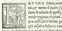 An illustration from Geneologia de gli dei : i quin deci libri di M. Giouanni Boccaccio, sopra la origine et discendenza di tutti gli dei de' gentili, con la spositione & sensi allegorici delle fauole, & con la dichiaratione dell'historie appartenenti à detta materia (1547)