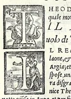 An illustration from Geneologia de gli dei : i quin deci libri di M. Giouanni Boccaccio, sopra la origine et discendenza di tutti gli dei de' gentili, con la spositione & sensi allegorici delle fauole, & con la dichiaratione dell'historie appartenenti à detta materia (1547)