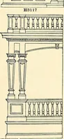An illustration from General catalogue : Huttig Sash & Door Co. (1900)