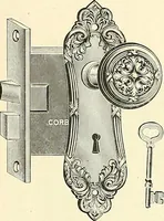 An illustration from General catalogue : Huttig Sash & Door Co. (1900)