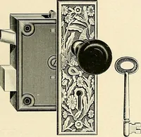 An illustration from General catalogue : Huttig Sash & Door Co. (1900)