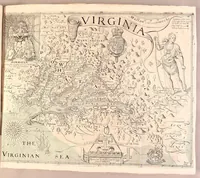 Picture 5 of 7 from The generall historie of Virginia, New-England, and the Summer Isles: with the names of the adventurers, planters, and governours from their first beginning. an[n]o 1584. to this present 1626. : With the procedings of those severall colonies and the accidents that befell them in all their journyes and discoveries. Also the maps and descriptions of all those countryes, their commodities, people, government, customes, and religion yet knowne. Divided into sixe bookes. (1632), leaf 61