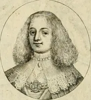 An illustration from Genii Serenissimorum Principum Philippi Wilhelmi Comitis Palatini Rheni ... sponsi, et Annae Catharinae Constantiae, augustissimorum regum Sigismundi III. filiae, Vladislai IV. sororis, Poloniae et Sueciae &c principis, sponsae : quos in nuptiali eorundem solennitate tria Societatis Jesu Collegia Dusseldorpiense, Monasterioeiffliacum e[t] Marcoduranum clementissimis suis dominis et munificentissimis fundatoribus D. C (1642)