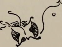 An illustration from The gentle art of making enemies, as pleasingly exemplified in many instances, wherein the serious ones of this earth, carefully exasperated, have been prettily spurred on to unseemliness and indiscretion, while overcome by an undue sense of right (1909)