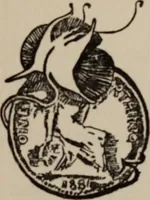 An illustration from The gentle art of making enemies, as pleasingly exemplified in many instances, wherein the serious ones of this earth, carefully exasperated, have been prettily spurred on to unseemliness and indiscretion, while overcome by an undue sense of right (1909)
