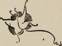 An illustration from The gentle art of making enemies, as pleasingly exemplified in many instances, wherein the serious ones of this earth, carefully exasperated, have been prettily spurred on to unseemliness and indiscretion, while overcome by an undue sense of right (1909)
