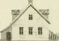 An illustration from The gentleman and farmer's architect : a new work, containing a great variety of useful and genteel designs, being correct plans and elevations of parsonage and farm houses, lodges for parks, pinery, peach, hot and green houses, with the fire-wall, tan-pit, &c. particularly described ... : with scales and tables of reference, describing the several parts, with their just dimensions and use (1762)
