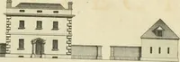 An illustration from The gentleman and farmer's architect : a new work, containing a great variety of useful and genteel designs, being correct plans and elevations of parsonage and farm houses, lodges for parks, pinery, peach, hot and green houses, with the fire-wall, tan-pit, &c. particularly described ... : with scales and tables of reference, describing the several parts, with their just dimensions and use (1762)