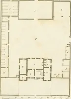 An illustration from The country gentleman's architect, in a great variety of new designs, for cottages, farm-houses, country-houses, villas, lodges for park or garden entrances, and ornamental wooden gates : with plans of the offices belonging to each design, distributed with a strict attention to convenience, elegance, and economy (1787)