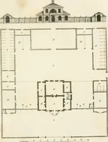 Picture 27 of 72 from The country gentleman's architect, in a great variety of new designs, for cottages, farm-houses, country-houses, villas, lodges for park or garden entrances, and ornamental wooden gates : with plans of the offices belonging to each design, distributed with a strict attention to convenience, elegance, and economy (1787), leaf 58