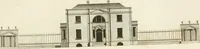 An illustration from The country gentleman's architect, in a great variety of new designs, for cottages, farm-houses, country-houses, villas, lodges for park or garden entrances, and ornamental wooden gates : with plans of the offices belonging to each design, distributed with a strict attention to convenience, elegance, and economy (1787)