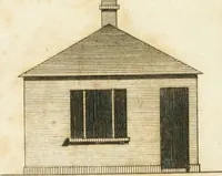 An illustration from The country gentleman's architect, in a great variety of new designs, for cottages, farm-houses, country-houses, villas, lodges for park or garden entrances, and ornamental wooden gates : with plans of the offices belonging to each design, distributed with a strict attention to convenience, elegance, and economy (1787)