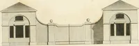 An illustration from The country gentleman's architect, in a great variety of new designs, for cottages, farm-houses, country-houses, villas, lodges for park or garden entrances, and ornamental wooden gates : with plans of the offices belonging to each design, distributed with a strict attention to convenience, elegance, and economy (1787)