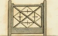 An illustration from The country gentleman's architect, in a great variety of new designs, for cottages, farm-houses, country-houses, villas, lodges for park or garden entrances, and ornamental wooden gates : with plans of the offices belonging to each design, distributed with a strict attention to convenience, elegance, and economy (1787)