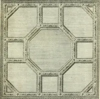 An illustration from The gentlemens or builders companion : containing variety of usefull designs for doors, gateways, peers, pavilions, temples, chimney-pieces, slab tables, pier glasses, or tabernacle frames, ceiling peices [sic] &c. (1739)