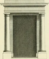 Picture 5 of 81 from The gentlemens or builders companion : containing variety of usefull designs for doors, gateways, peers, pavilions, temples, chimney-pieces, slab tables, pier glasses, or tabernacle frames, ceiling peices [sic] &c. (1739), leaf 20