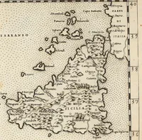 An illustration from Geographia Cl. Ptolemaei Alexandrini (1562)