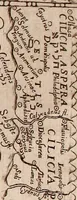 An illustration from Geographiæ sacræ pars prior[-altera] ... : cum tabula chorographica, & duplici indice, 1. Locorum scripturæ. 2. Rerum & verborum : adjecti sunt tres alij indices in fine totius operis (1651)