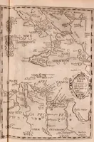 An illustration from Geographiæ sacræ pars prior[-altera] ... : cum tabula chorographica, & duplici indice, 1. Locorum scripturæ. 2. Rerum & verborum : adjecti sunt tres alij indices in fine totius operis (1651)