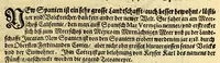 An illustration from Geographische vnd historische Beschreibung der uberauss grosser Landtschafft America: welche auch West Jndia, vnd jhrer grösse halben die New Welt genennet wirt. : Gar artig, vnd nach der Kunst in XX. Mappen oder Landtaffeln verfasset, vnd jetzt newlich in Kupffer gestochen, vnd an tag gegeben. : Dabey auff dem Rücken ieder Mappen gefunden wirdt, die Gestalt, Art, vne vornembste Gelgenheit der Landtschafft ... : Zu mehrem Verstand vnd Erklärung gemelter Landschafft America, ist hiebey gefügt ein schön vnd nützlicher Tractat von der Natur, Art, vnd Eygenschafft der Newer Welt ... (1598)