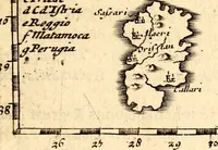 An illustration from Geography rectified; or, A description of the world, in all its kingdoms, provinces, countries ... As also their commodities, coins, weights, and measures, compared with those at London. Illustrated with seventy eight maps. The 3d ed., enl. To which is added a compleat geographical index to the whole, alphabetically digested. The whole work performed according to the more accurate observations and discoveries of modern authors (1693)