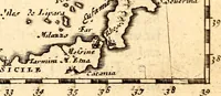 An illustration from Geography rectified; or, A description of the world, in all its kingdoms, provinces, countries ... As also their commodities, coins, weights, and measures, compared with those at London. Illustrated with seventy eight maps. The 3d ed., enl. To which is added a compleat geographical index to the whole, alphabetically digested. The whole work performed according to the more accurate observations and discoveries of modern authors (1693)