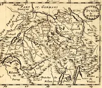 Picture 32 of 90 from Geography rectified; or, A description of the world, in all its kingdoms, provinces, countries ... As also their commodities, coins, weights, and measures, compared with those at London. Illustrated with seventy eight maps. The 3d ed., enl. To which is added a compleat geographical index to the whole, alphabetically digested. The whole work performed according to the more accurate observations and discoveries of modern authors (1693), leaf 241