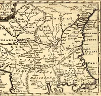 Picture 37 of 90 from Geography rectified; or, A description of the world, in all its kingdoms, provinces, countries ... As also their commodities, coins, weights, and measures, compared with those at London. Illustrated with seventy eight maps. The 3d ed., enl. To which is added a compleat geographical index to the whole, alphabetically digested. The whole work performed according to the more accurate observations and discoveries of modern authors (1693), leaf 279