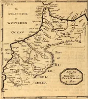 An illustration from Geography rectified; or, A description of the world, in all its kingdoms, provinces, countries ... As also their commodities, coins, weights, and measures, compared with those at London. Illustrated with seventy eight maps. The 3d ed., enl. To which is added a compleat geographical index to the whole, alphabetically digested. The whole work performed according to the more accurate observations and discoveries of modern authors (1693)