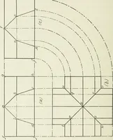 An illustration from Geometrical drawing, projection drawing, freehand and ornamental drawing, wash work and brush drawing, elementary perspective drawing, architectural drawing (1921)