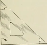 An illustration from Geometrical drawing, projection drawing, freehand and ornamental drawing, wash work and brush drawing, elementary perspective drawing, architectural drawing (1921)
